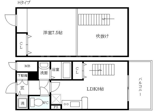 ノルデンタワー新大阪アネックスの間取り