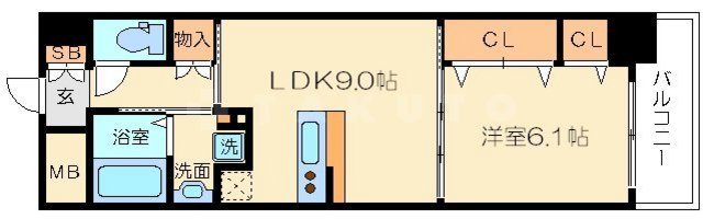 フィールドライト新大阪の間取り