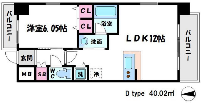 プレジオ内代の間取り