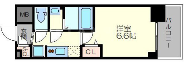 プレサンス新大阪イオリアの間取り
