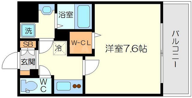 プライマル新大阪の間取り