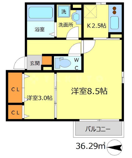 リンデンバウム D棟の間取り