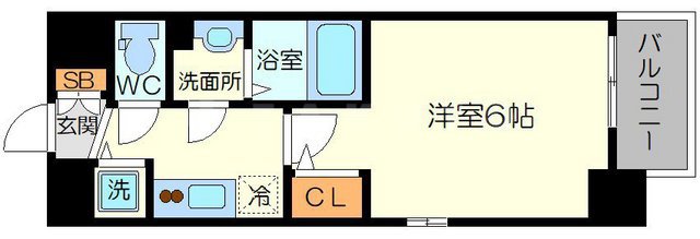 エスリード新大阪グランゲートノースの間取り
