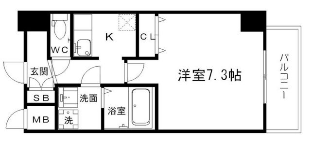 S-FORT新大阪Eastの間取り