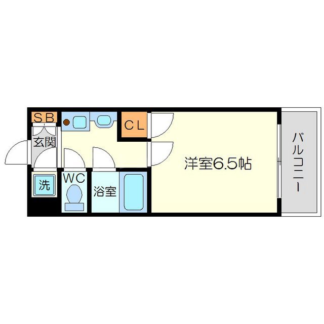 新大阪プライマリーワンの間取り