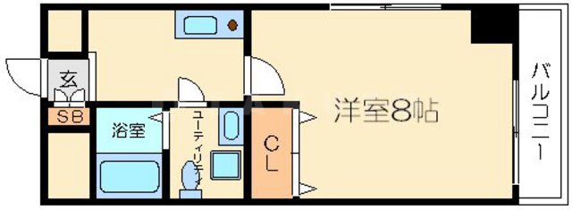 第2クリスタルハイム新大阪の間取り
