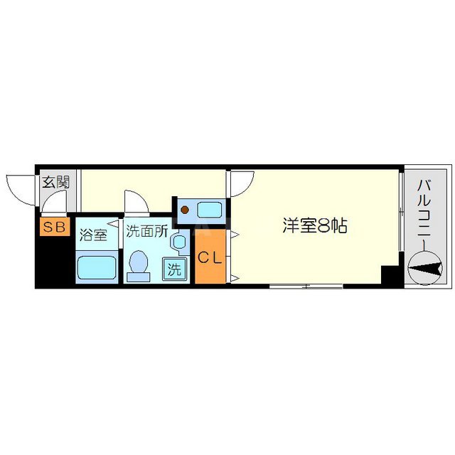 第2クリスタルハイム新大阪の間取り