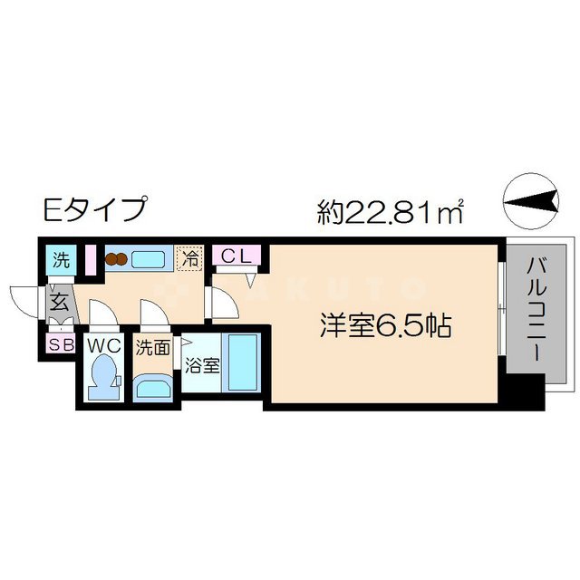 プレサンス梅田東アルファの間取り