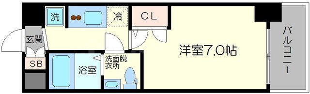セレニテ新大阪カルムの間取り