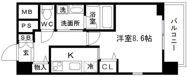スプランディッドⅡの間取り