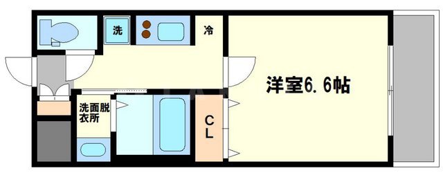 Mid Court Higashimikuniの間取り
