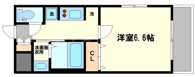 Mid Court Higashimikuniの間取り