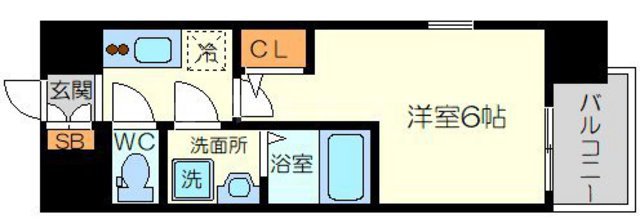 エスリード新大阪グランゲートサウスの間取り