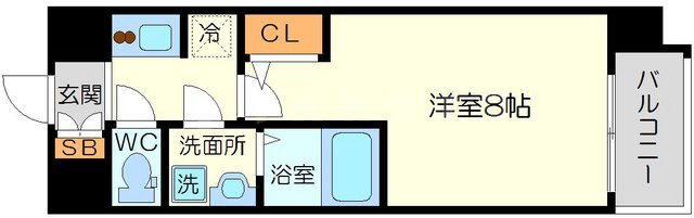 S-RESIDENCE新大阪WESTの間取り