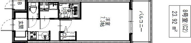 LaDouceur西天満の間取り