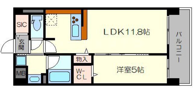 ホープハウスⅢの間取り