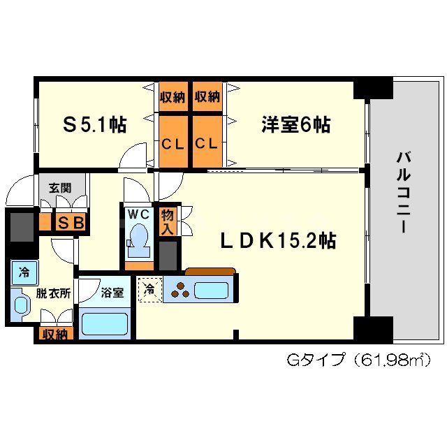 セノアタワー新大阪の間取り