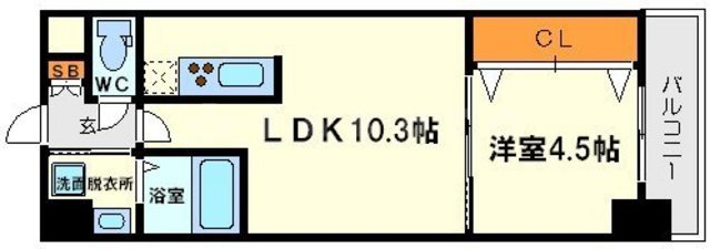 セノアタワー新大阪の間取り