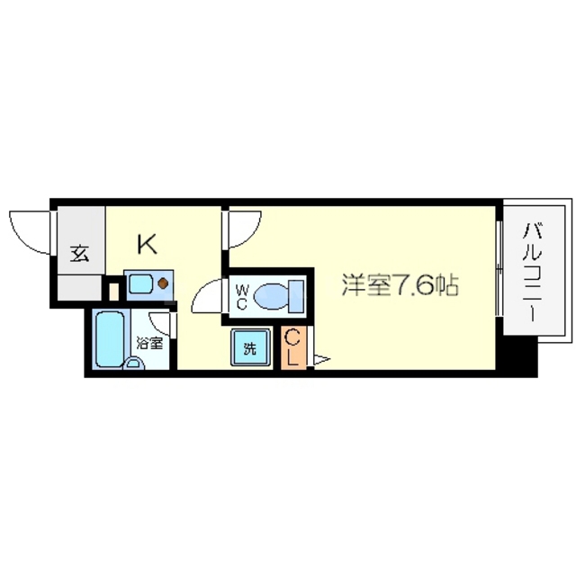 プレサンス新大阪の間取り