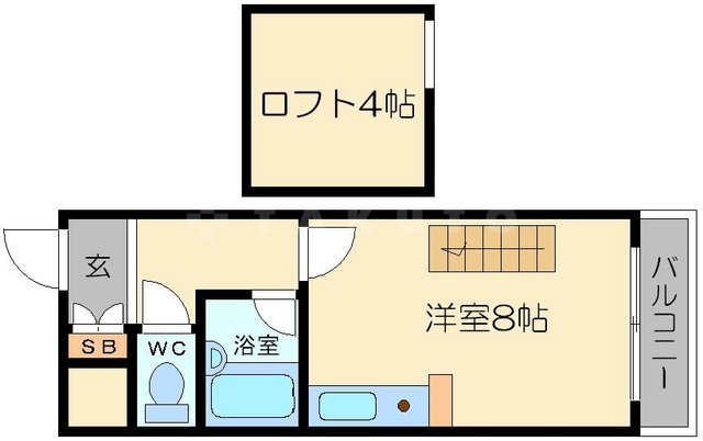 東三国ユーリプラザの間取り