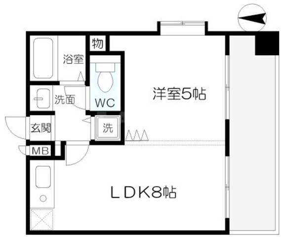 シティライフプレサンス新大阪の間取り