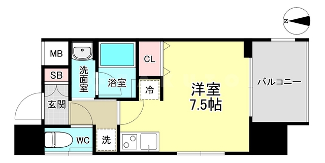 パークフラッツ東三国の間取り