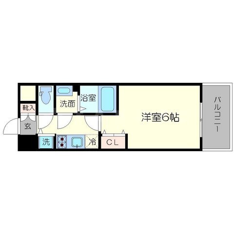 プレサンス新大阪ヴィガの間取り