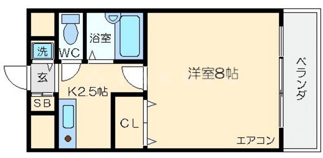 エクセレント上新１２の間取り