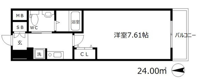 プライマル大阪天満宮の間取り