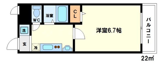 フローライト新大阪の間取り