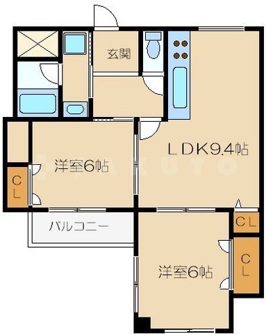 シェルマンド毛馬の間取り