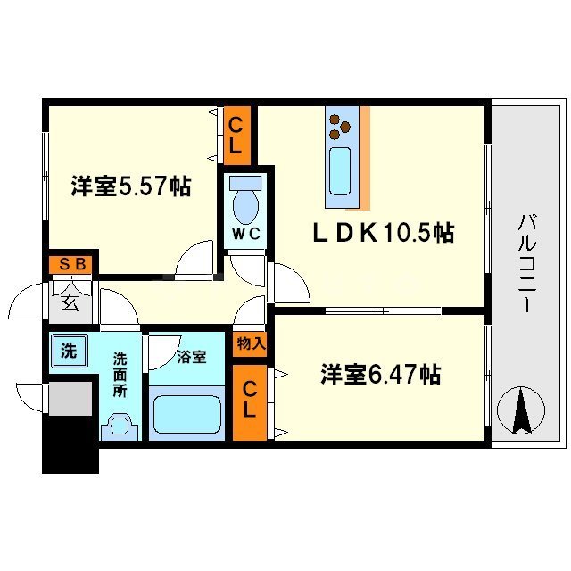 東明マンション壱番館の間取り