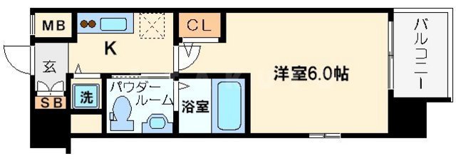 エスリード新大阪NORTHの間取り
