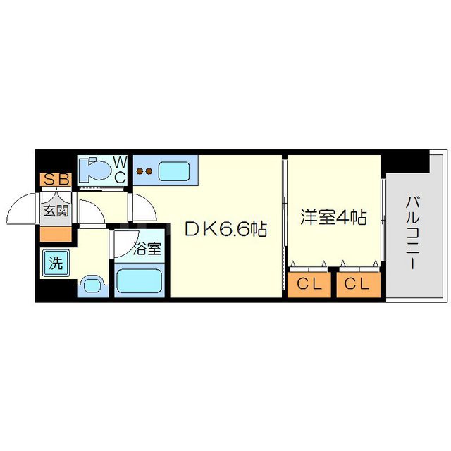 レオングラン新大阪レジデンスの間取り