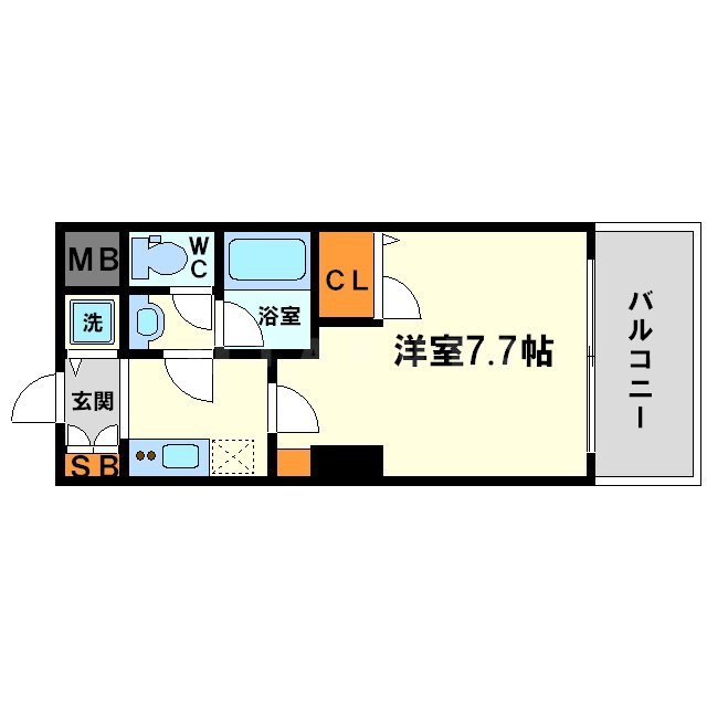 東明マンション新東の間取り