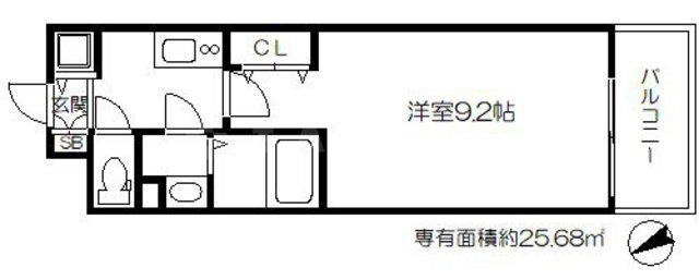 サムティ都島Northの間取り