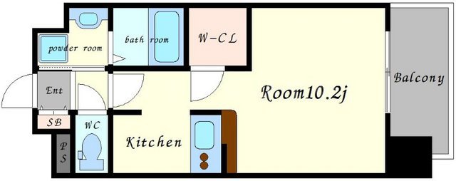 ララプレイス新大阪シエスタの間取り