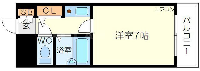 リアライズ西淡路の間取り