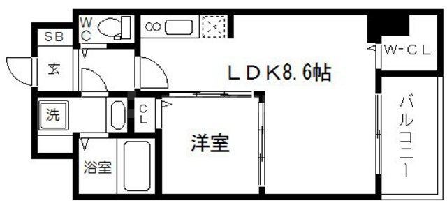 SEST新大阪の間取り