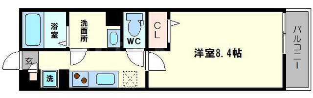 ラパンジール加島の間取り
