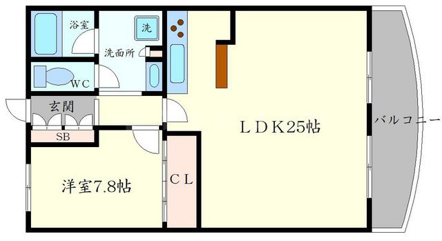 アパルトマン北千里の間取り