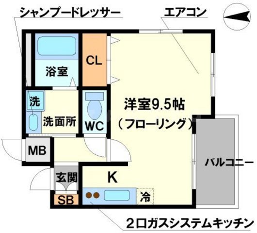 銀杏ホールの間取り