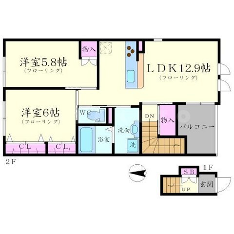 リンダ　カーサの間取り