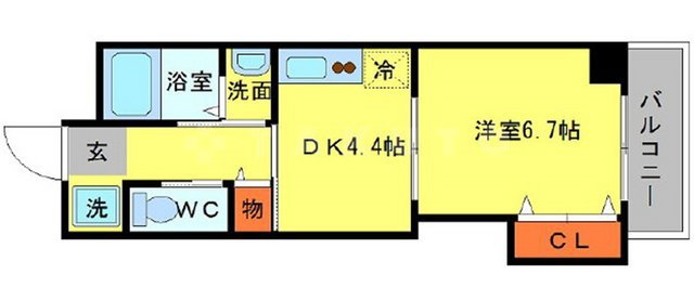 マンションクォーレの間取り