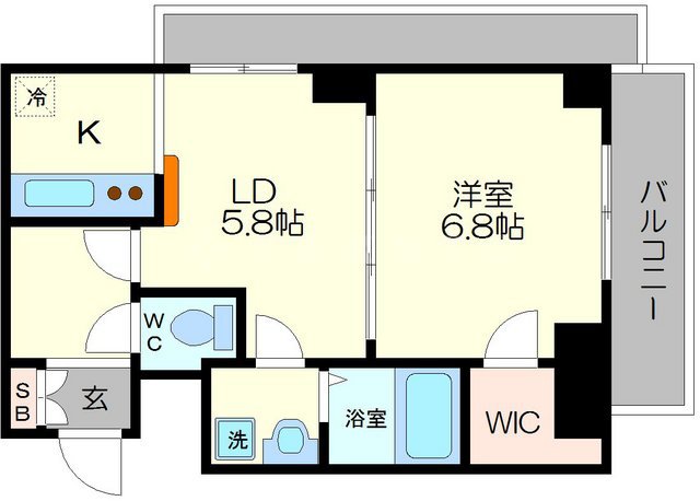 ノルデンタワー新大阪アネックスの間取り