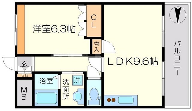 エスポワール・アイの間取り