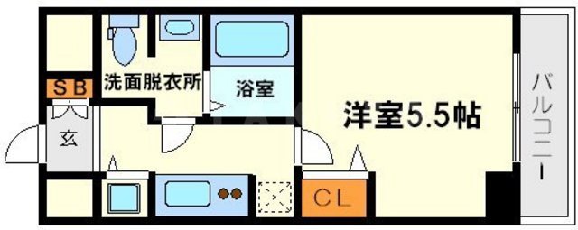 アドバンス新大阪Ⅴの間取り