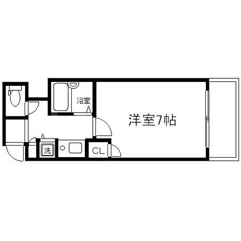 リーガル新大阪Vの間取り