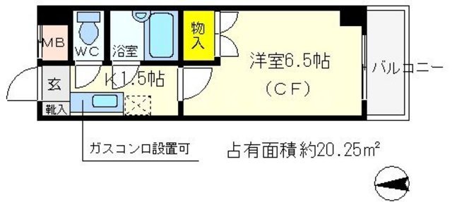 ローズコーポ天満東IIの間取り