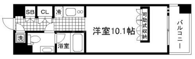 デュオン新大阪レジデンスの間取り